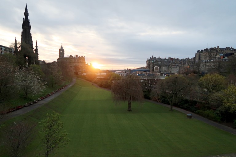 Sunrise in Edinburgh