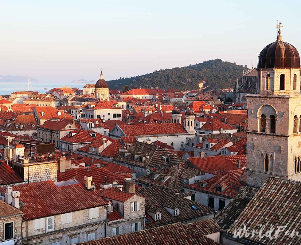 Overlooking red roof after red roof to the sea