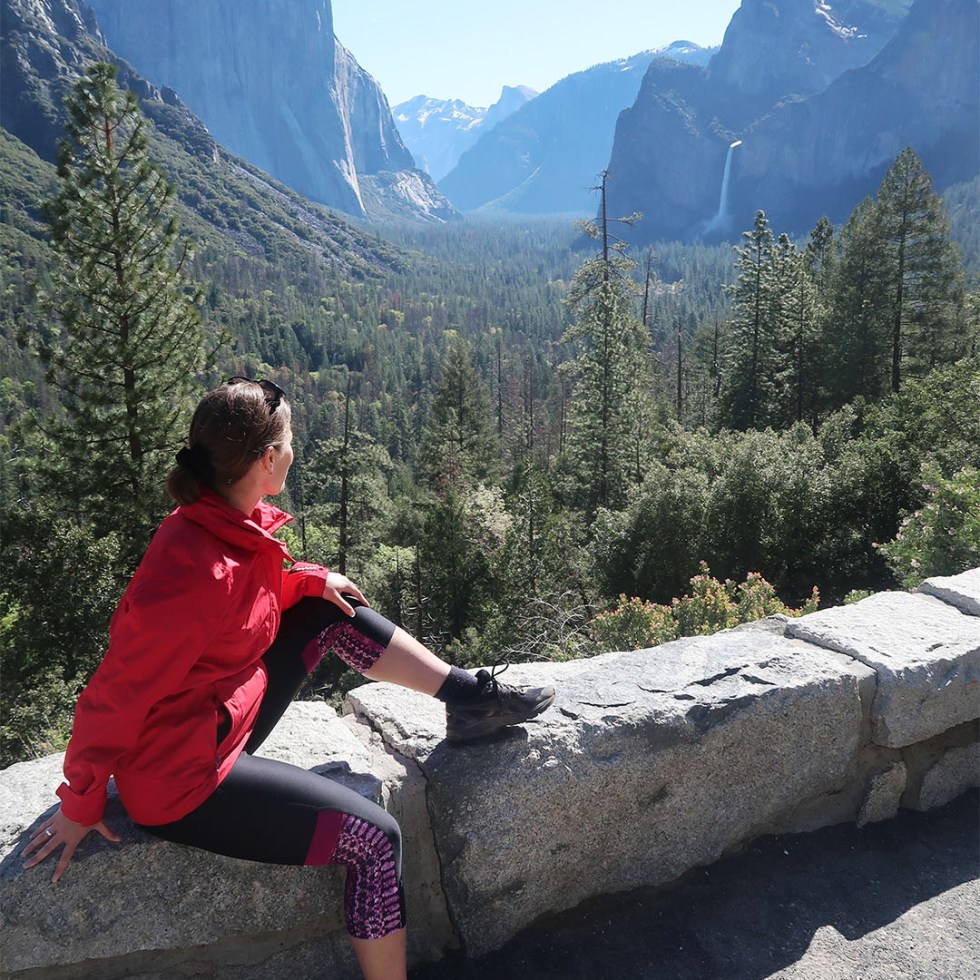 Nikki overlooking Yosemite Valley